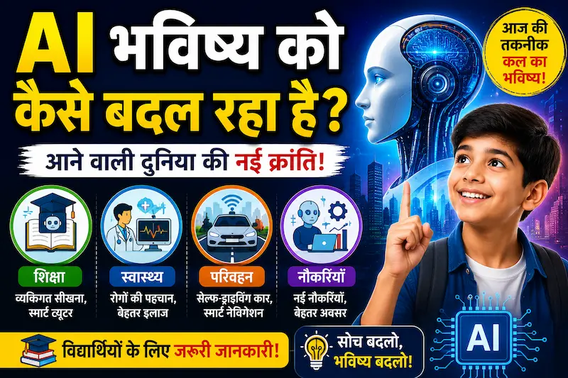 AI भविष्य को कैसे बदल रहा है? | विद्यार्थियों के लिए आसान जानकारी
